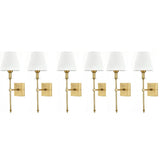 Fitting LED | Modern Fabric Wall Sconce for Elegant Ambient Lighting