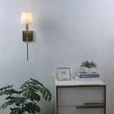 Fitting LED | Modern Fabric Wall Sconce for Elegant Ambient Lighting