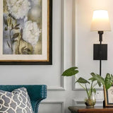 Fitting LED | Modern Fabric Wall Sconce for Elegant Ambient Lighting