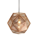Fitting LED | Modern Geometric Glass LED Pendant Light Decorative Hanging Lamp