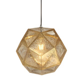 Fitting LED | Modern Geometric Glass LED Pendant Light Decorative Hanging Lamp