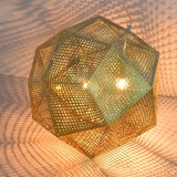 Fitting LED | Modern Geometric Glass LED Pendant Light Decorative Hanging Lamp