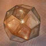 Fitting LED | Modern Geometric Glass LED Pendant Light Decorative Hanging Lamp