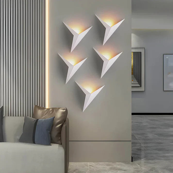 Fitting LED | Modern Geometric LED Wall Light for Artistic Ambient Lighting