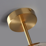 Fitting LED | Modern Glass Globe LED Ceiling Light Minimalist Flush Mount Lamp