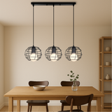 Fitting LED | Modern Glass Globe LED Pendant Light Multi Hanging Ceiling Lamp