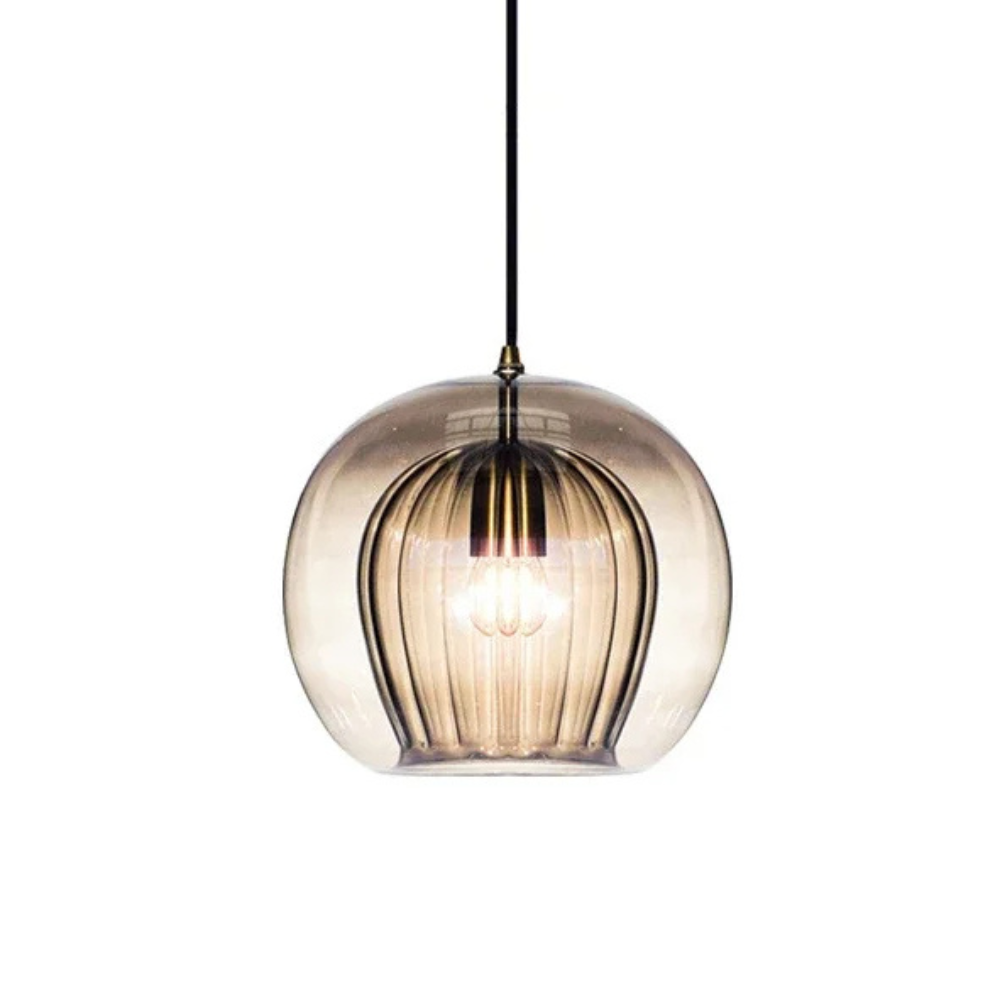 Fitting LED | Modern Glass Globe Pendant Light for Elegant Ambient Lighting