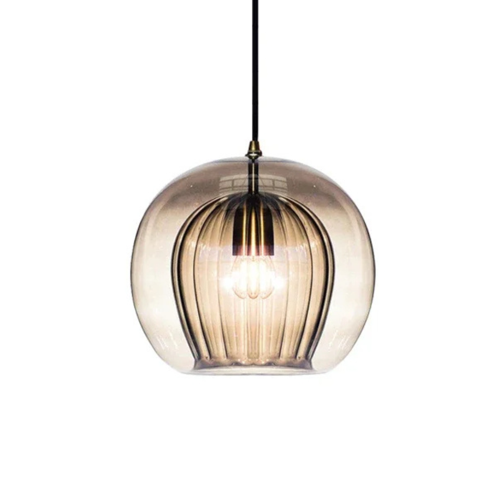 Fitting LED | Modern Glass Globe Pendant Light for Elegant Ambient Lighting
