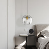 Fitting LED | Modern Glass Globe Pendant Light for Elegant Ambient Lighting