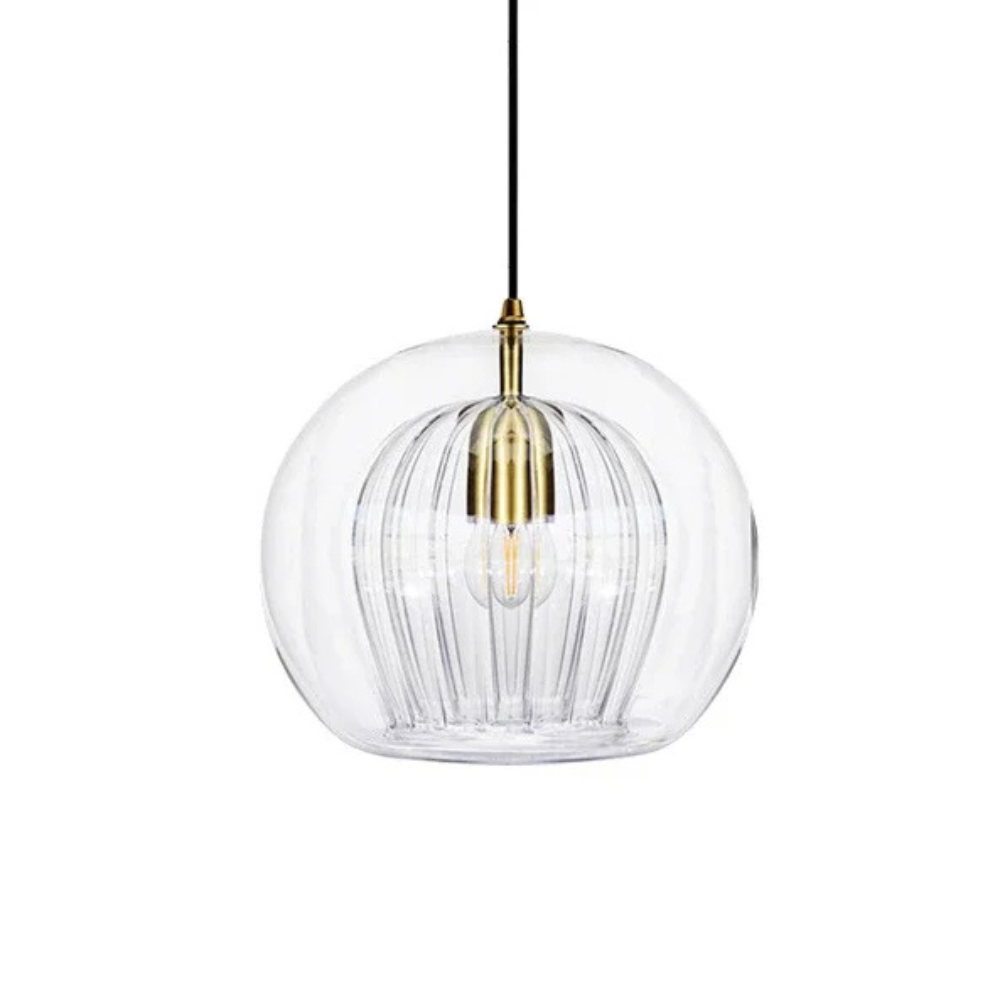 Fitting LED | Modern Glass Globe Pendant Light for Elegant Ambient Lighting