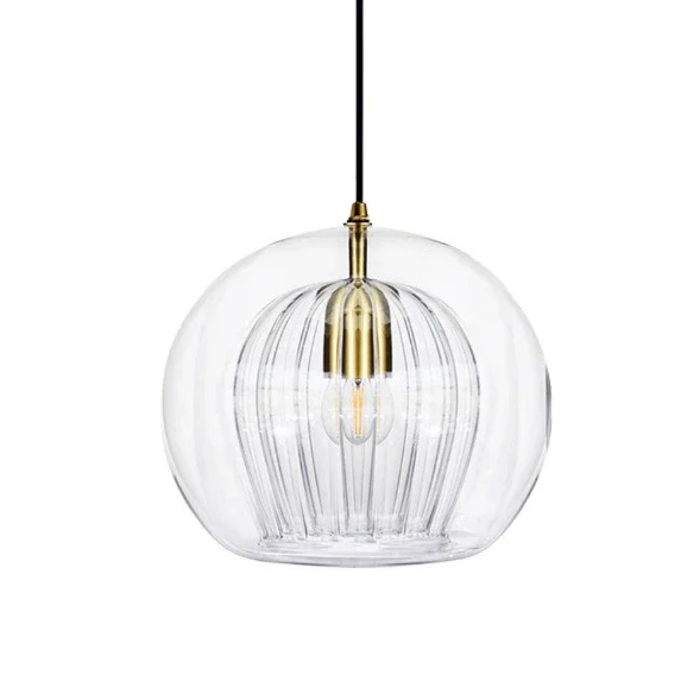 Fitting LED | Modern Glass Globe Pendant Light for Elegant Ambient Lighting