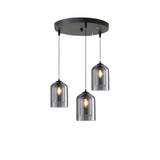 Fitting LED | Modern Glass LED Pendant Light Minimalist Hanging Ceiling Lamp