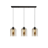 Fitting LED | Modern Glass LED Pendant Light Minimalist Hanging Ceiling Lamp