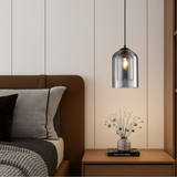 Fitting LED | Modern Glass LED Pendant Light Minimalist Hanging Ceiling Lamp