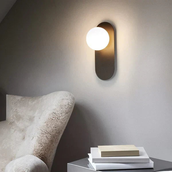 Fitting LED | Modern Globe Wall Sconce for Elegant Ambient Lighting