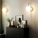 Fitting LED | Modern Globe Wall Sconce for Elegant Ambient Lighting