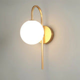 Fitting LED | Modern Globe Wall Sconce for Elegant Ambient Lighting