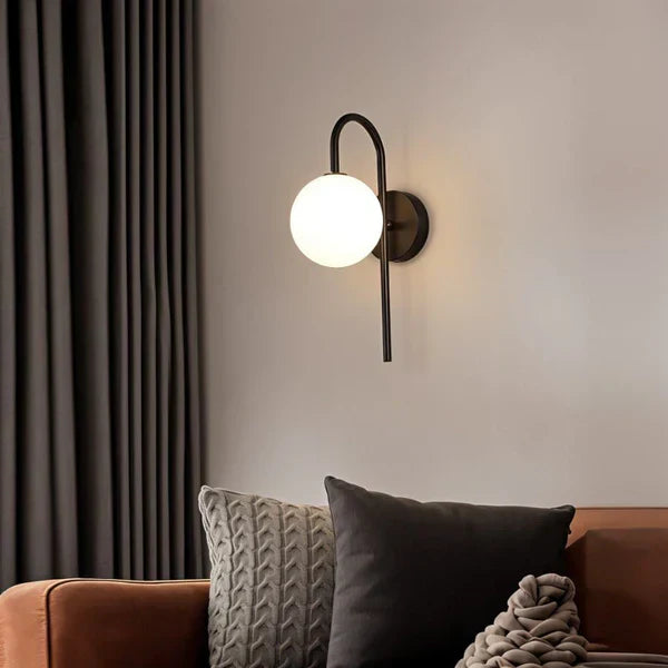 Fitting LED | Modern Globe Wall Sconce for Elegant Ambient Lighting