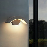 Fitting LED | Modern Half Moon LED Wall Light Waterproof Outdoor Facade Lamp