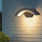 Fitting LED | Modern Half Moon LED Wall Light Waterproof Outdoor Facade Lamp