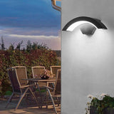 Fitting LED | Modern Half Moon LED Wall Light Waterproof Outdoor Facade Lamp