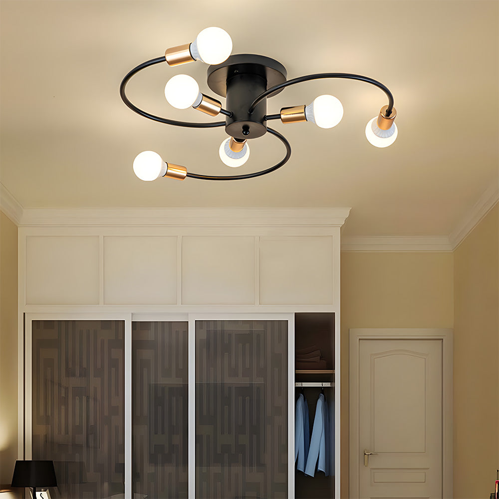 Fitting LED | Modern LED Ceiling Chandelier Multi Arm Decorative Ceiling Light