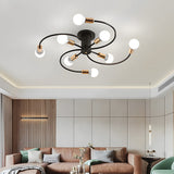 Fitting LED | Modern LED Ceiling Chandelier Multi Arm Decorative Ceiling Light