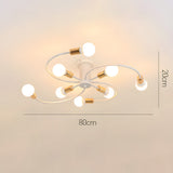Fitting LED | Modern LED Ceiling Chandelier Multi Arm Decorative Ceiling Light