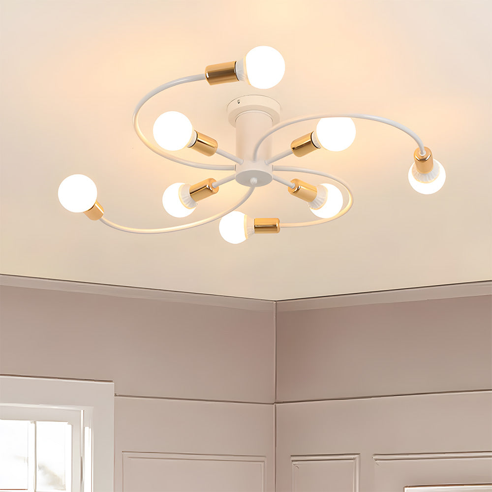Fitting LED | Modern LED Ceiling Chandelier Multi Arm Decorative Ceiling Light