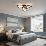 Fitting LED | Modern LED Flower Ceiling Light with Remote Control Dimmable Lighting