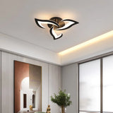 Fitting LED | Modern LED Flower Ceiling Light with Remote Control Dimmable Lighting