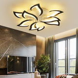 Fitting LED | Modern LED Flower Ceiling Light with Remote Control Dimmable Lighting
