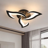 Fitting LED | Modern LED Flower Ceiling Light with Remote Control Dimmable Lighting