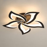 Fitting LED | Modern LED Flower Ceiling Light with Remote Control Dimmable Lighting
