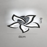 Fitting LED | Modern LED Flower Ceiling Light with Remote Control Dimmable Lighting