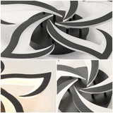 Fitting LED | Modern LED Flower Ceiling Light with Remote Control Dimmable Lighting