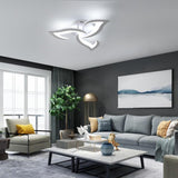 Fitting LED | Modern LED Flower Ceiling Light with Remote Control Dimmable Lighting