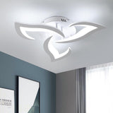 Fitting LED | Modern LED Flower Ceiling Light with Remote Control Dimmable Lighting