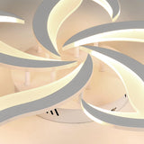 Fitting LED | Modern LED Flower Ceiling Light with Remote Control Dimmable Lighting