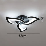 Fitting LED | Modern LED Flower Ceiling Light with Remote Control Dimmable Lighting