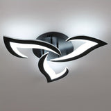 Fitting LED | Modern LED Flower Ceiling Light with Remote Control Dimmable Lighting