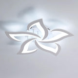 Fitting LED | Modern LED Flower Ceiling Light with Remote Control Dimmable Lighting