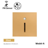 Fitting LED | Modern LED Stair Step Light with Motion Sensor for Wall Lighting