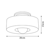Fitting LED | Modern Minimalist LED Ceiling Light Round Flush Mount Lamp