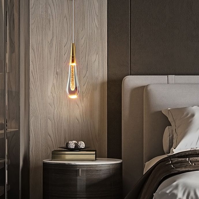 Fitting LED | Modern Minimalist LED Pendant Light Slim Hanging Ceiling Lamp
