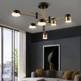 Fitting LED | Modern Multi Arm LED Ceiling Light Contemporary Chandelier Lamp