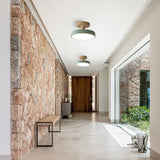 Fitting LED | Modern Nordic LED Ceiling Light Wooden Flush Mount Lamp