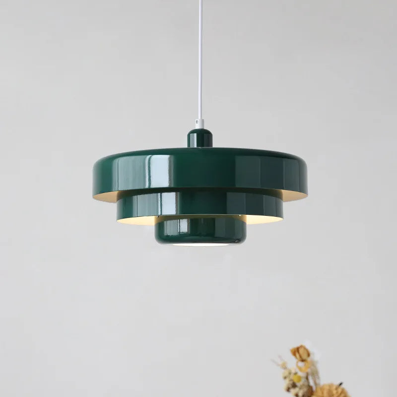 Fitting LED | Modern Nordic LED Pendant Light Colorful Layered Hanging Lamp
