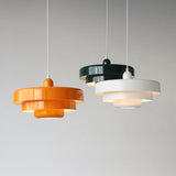 Fitting LED | Modern Nordic LED Pendant Light Colorful Layered Hanging Lamp