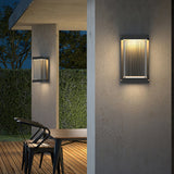 Fitting LED | Modern Outdoor LED Wall Lantern Waterproof Rectangular Facade Light